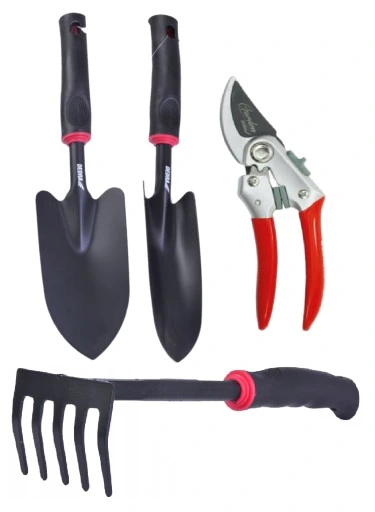 DEDRA ZESTAW 4 NARZĘDZI OGRODOWYCH