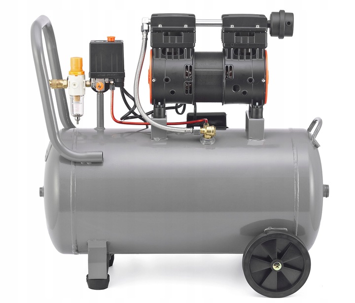 KOMPRESOR BEZOLEJOWY SPRĘŻARKA SEPARATOR 50L CICHY 60dB Majster Polska 0064