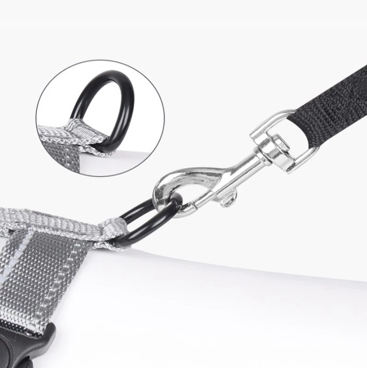 SZELKI DLA DUŻEGO PSA BEZUCISKOWE REGULOWANE SPACEROWE ODBLASKOWE GUARD XL