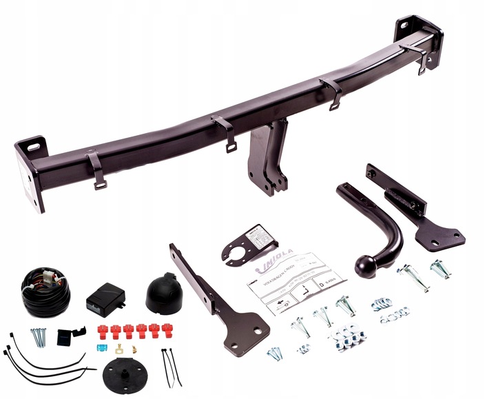 KOMPLETNY HAK HOLOWNICZY+MODUŁ 7 pin+WIĄZKA VW CADDY E20