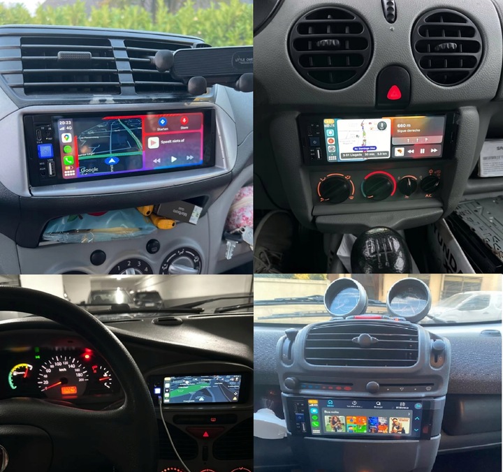 RADIO SAMOCHODOWE NAWIGACJA 1DIN ANDROID BT USB AUX KAMERA COFANIA CARPLAY