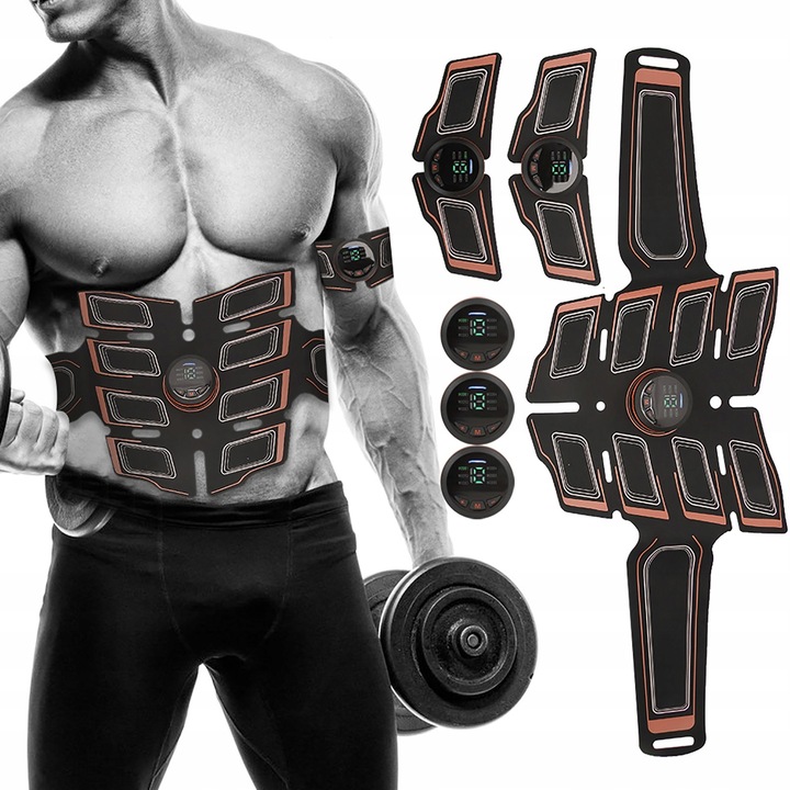 ELEKTROSTYMULATOR STYMULATOR MIĘŚNI BRZUCHA EMS