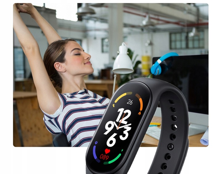 SMARTWATCH SMARTBAND ZEGAREK OPASKA SPORTOWA M7 APLIKACJE PL KROKOMIERZ ITP