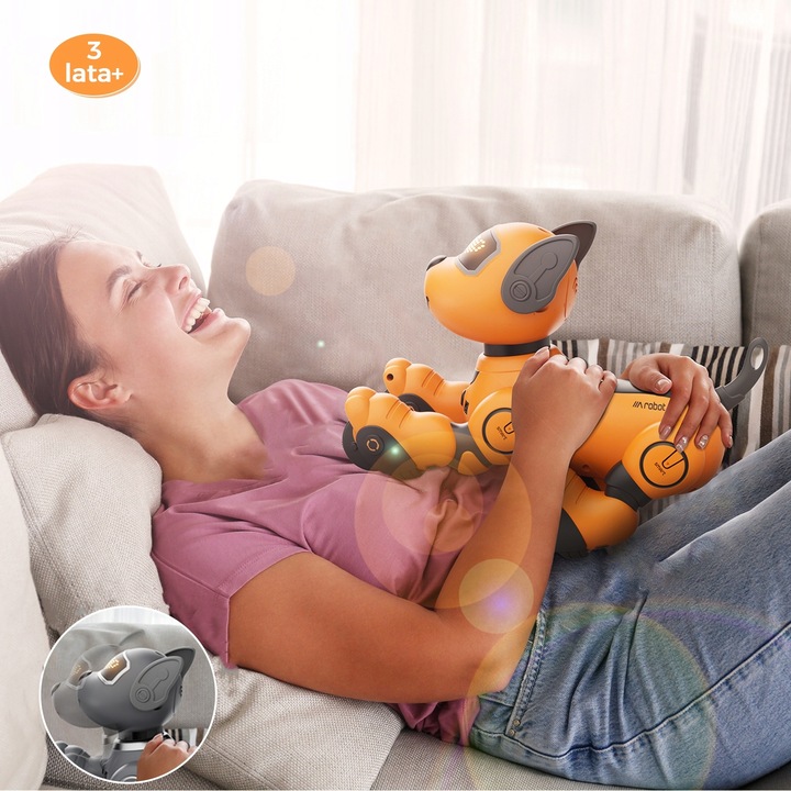 ROBOT INTERAKTYWNY PIES PIESEK ZDALNIE STEROWANY PROGRAMOWANY 20+ FUNKCJE