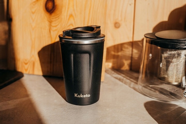 KUBEK TERMICZNY TERMOS 380 ML WYŚWIETLACZ EKRAN LCD NA KAWĘ HERBATĘ SMART