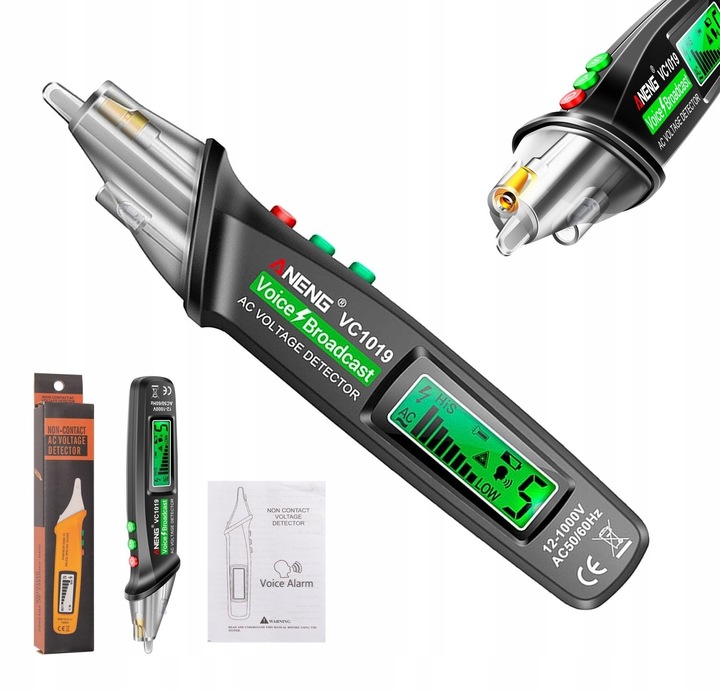 PRÓBNIK NAPIĘCIA TESTER BEZDOTYKOWY ANENG VC1019