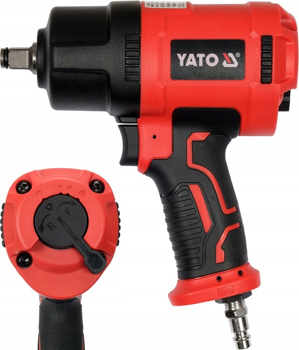 YATO KLUCZ UDAROWY PNEUMATYCZNY DO KÓŁ TWIN HAMMER 1/2''