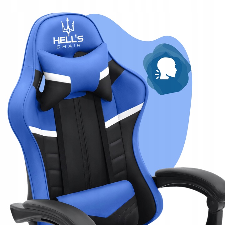 FOTEL GAMINGOWY DLA GRACZA BIUROWY HELL'S