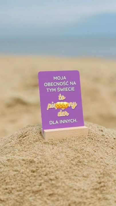 Karty afirmacji z przekleństwami dla dorosłych: Jestem wdzięczna w ch**.