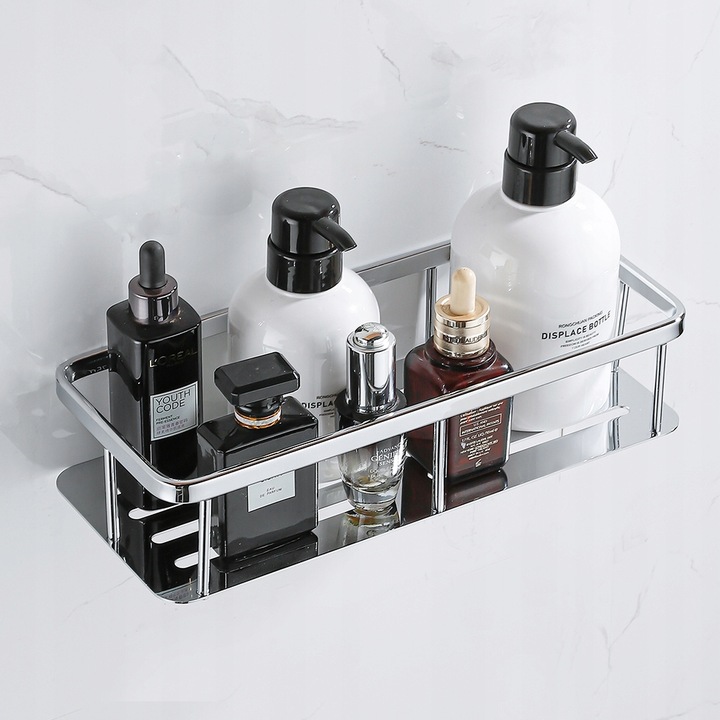 Koszyk półka łazienkowa chrom pod prysznic