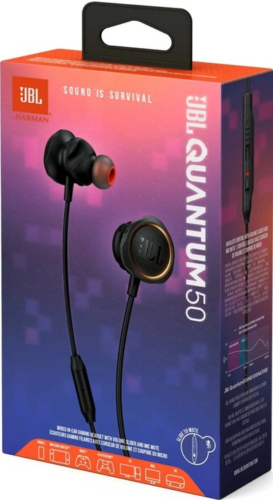 Słuchawki dokanałowe JBL Quantum 50