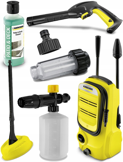 KARCHER K 2 COMPACT HOME MOCNA MYJKA ZESTAW MEGA +TRACER PRZYSTAWKA BASIC