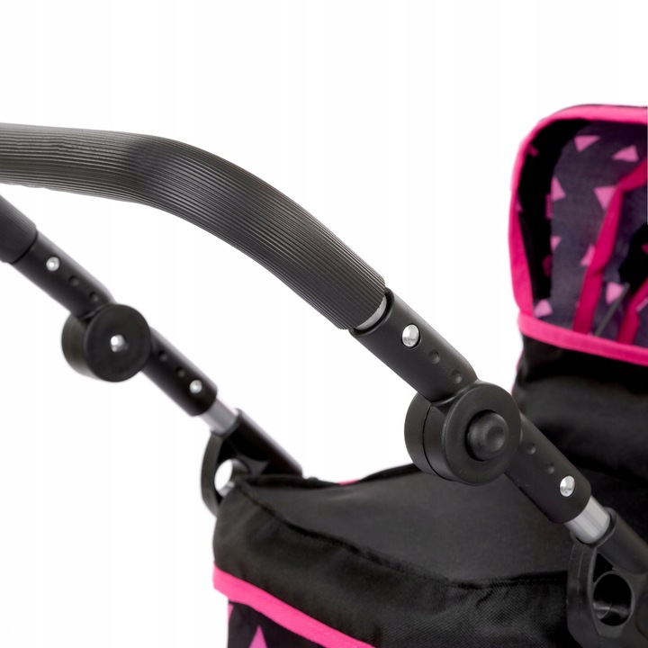 KINDERPLAY WÓZEK DLA LALEK GŁĘBOKI GONDOLA SKŁADANY TORBA REGULOWANA RĄCZKA