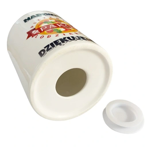 SKARBONKA Z WŁASNYM NADRUKIEM - TWOIM ZDJĘCIEM, GRAFIKĄ, TEKSTEM - PREZENT