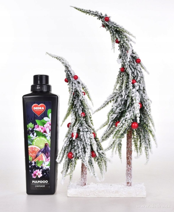 LAS SKRZATOWY | ośnieżone choinki na podstawce | 40 cm