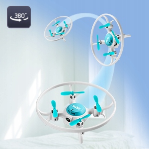 MINI DRON ŁADOWARKA AKUMULATOR OSŁONA PILOT ZAPASOWE ŚMIGŁA AKROBACJE LED