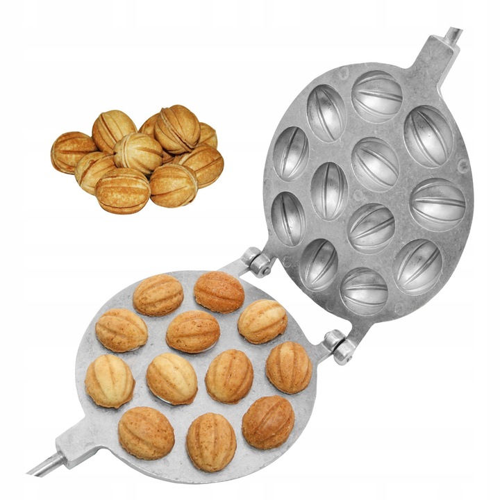 FORMA OPIEKACZ DO PIECZENIA CIASTEK ORZESZKÓW PATELNIA NA ORZESZKI DUŻE #70