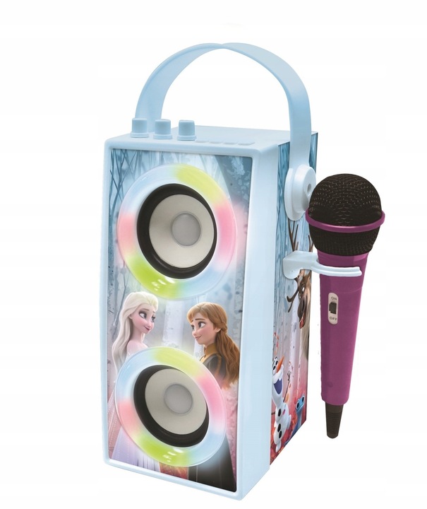 Kraina Lodu 2 Głośnik Karaoke LED Mic Bluetooth