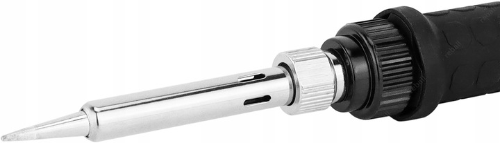 LUTOWNICA PRECYZYJNA KOLBOWA S801B 80W Z REGULACJĄ TEMPERATURY + 9 GROTÓW