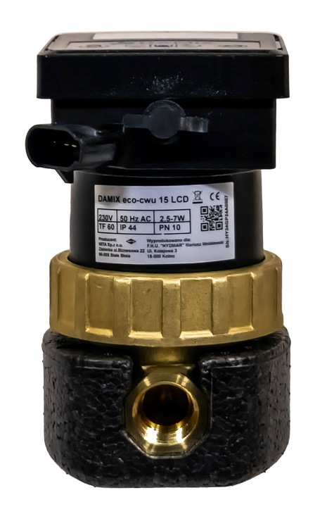 POMPA POMPKA CYRKULACYJNA CWU ELEKTRONICZNA ENERGOOSZCZĘDNA PROGRAMATOREM