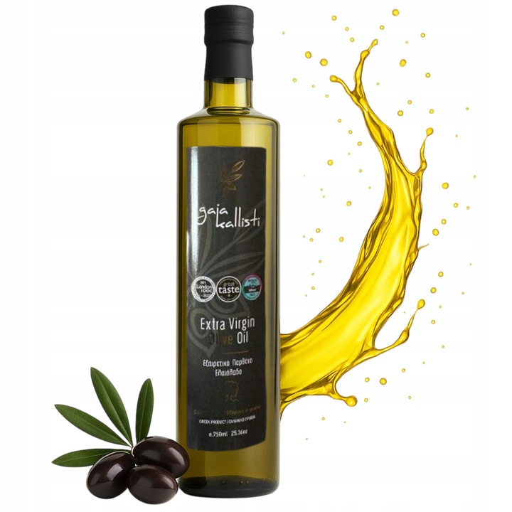 OLIWA Z OLIWEK 750ML EXTRA VIRGIN NAGRADZANA GAJA KALLISTI Z GRECJI BUTELKA