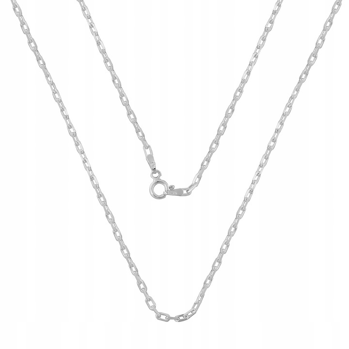 Łańcuszek ANKIER srebro pr. 925 do Zawieszek Krzyżyków | 55 cm x 1,5 mm