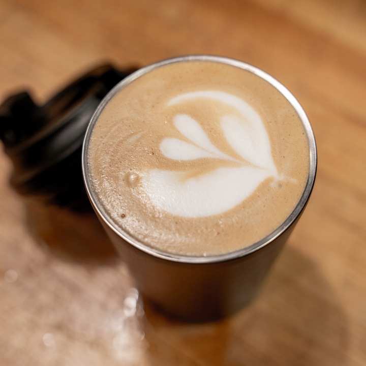 Kubek Termiczny ze stali nierdzewnej BPA FREE Simply Cup 340 ml - Sand