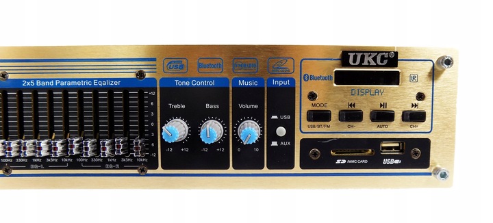 KOLUMNY ESTRADOWE 600W WZMACNIACZ 300W BLUETOOTH