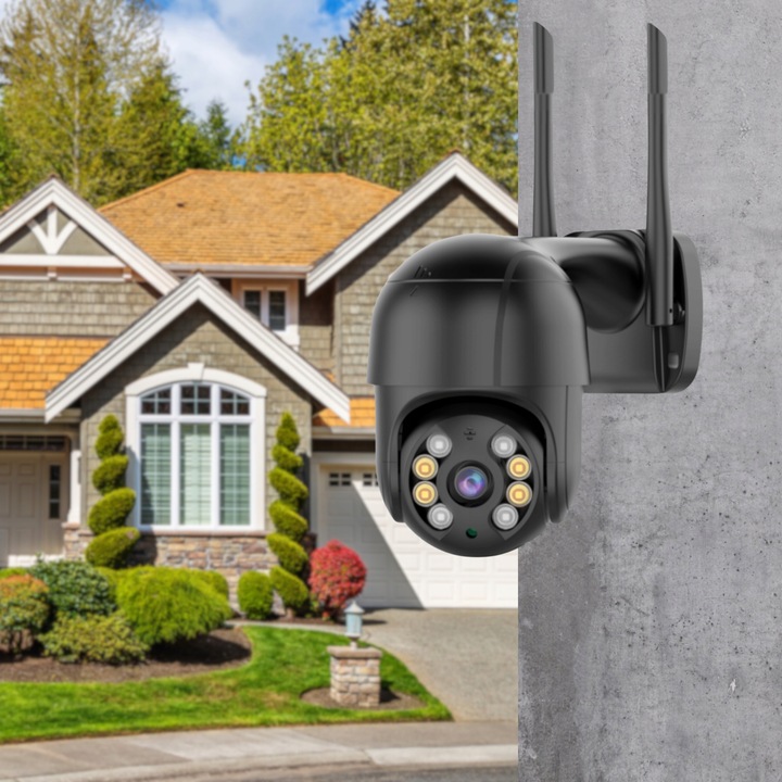 KAMERA WIFI IP SMART OBROTOWA 4MP QUAD HD MONITORING ZOOM 4X DETEKCJA ICSEE