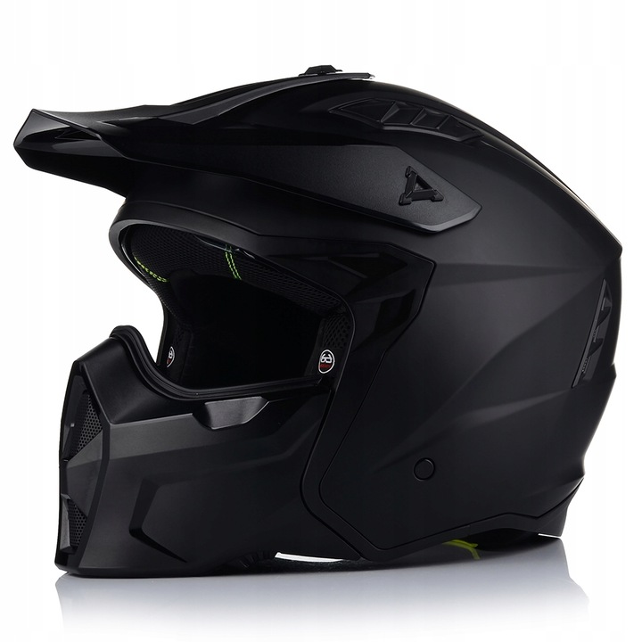 KASK MOTOCYKLOWY 4w1 VITO PREDATOR MATT ODPINANA SZCZĘKA + DASZEK + 2xSZYBA