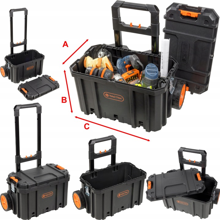 Skrzynka narzędziowa modułowa 4w1 mobilna - TACTIX