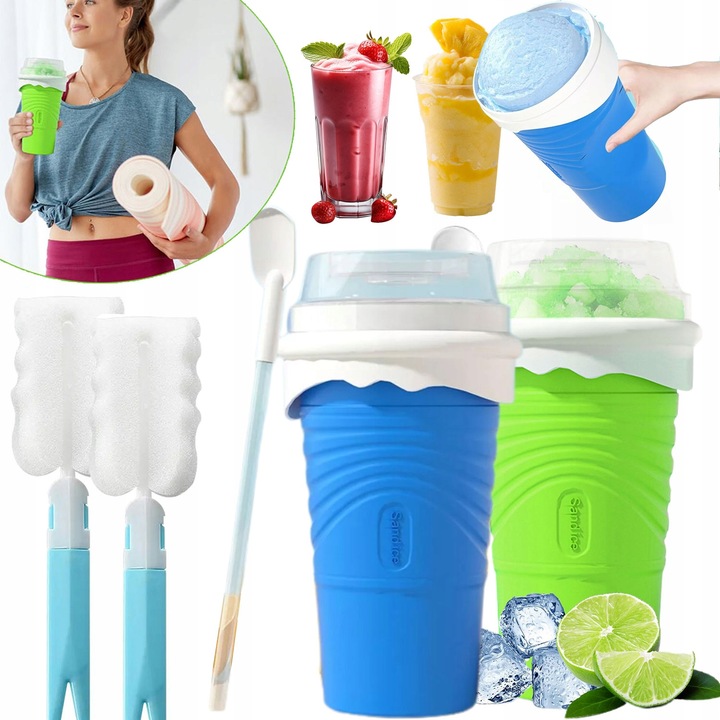 500ML KUBEK DO ROBIENIA LODÓW GRANITY SORBETÓW SLUSHY KOKTAJLI MROŻONYCH