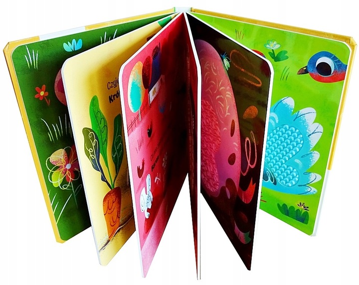 KSIĄŻECZKA KSIĄŻKA DOTYKOWA SENSORYCZNA WIEŚ