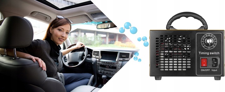 GENERATOR OZONU BEZPIECZNY OZONATOR SKUTECZNY OCZYSZCZACZ POWIETRZA 32 G/H