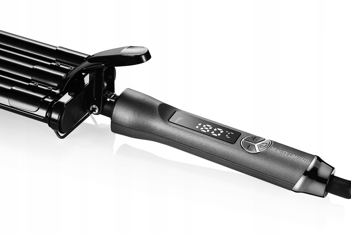 Falownica do włosów CERAMICZNA 5 WAŁKÓW BŁYSKAWICZNE NAGRZEWANIE LCD 120W