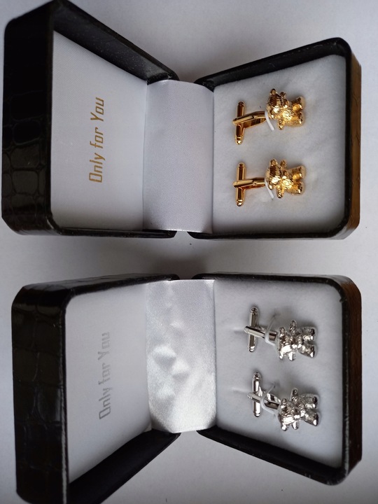 Spinki do mankietów Mały Tytanowy Pistolet