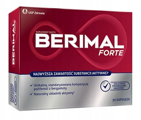 BERIMAL FORTE 30KAP NA CHOLESTEROL BERGAMOTA WIT C