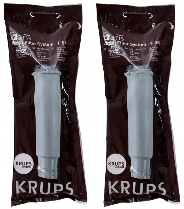 2x Filtr Claris oryginalny KRUPS F088 ekspres do kawy