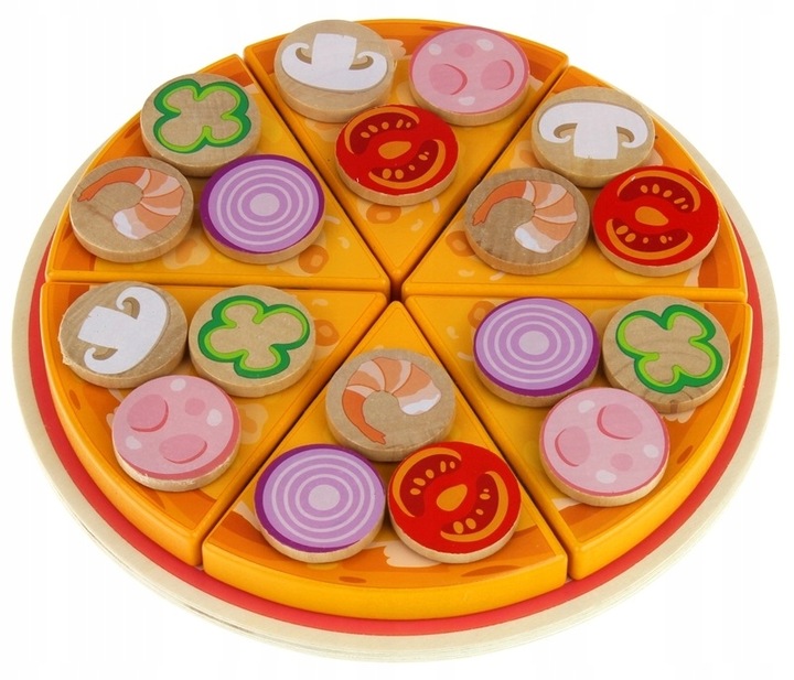 PIZZA DREWNIANA DO KROJENIA NA RZEP AKCESORIA