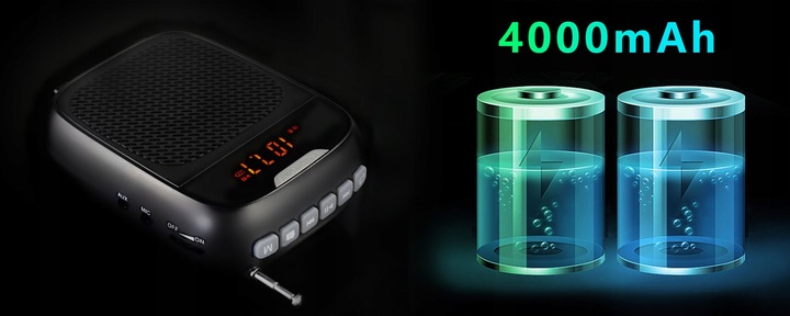 Norwii S328 Przewodowy Wzmacniacz Głosu Mikrofon, Radio