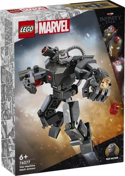 Lego Marvel. Mechaniczna zbroja War Machine 76277