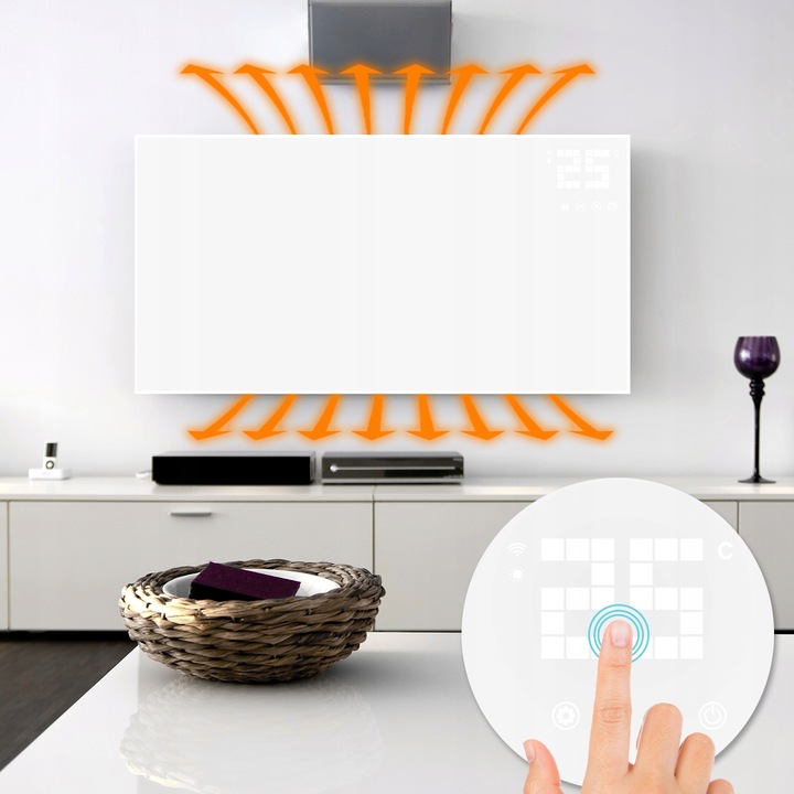 PROMIENNIK GRZEJNIK NA PODCZERWIEŃ IR ELEKTRYCZNY PILOT TUYA WIFI 770W
