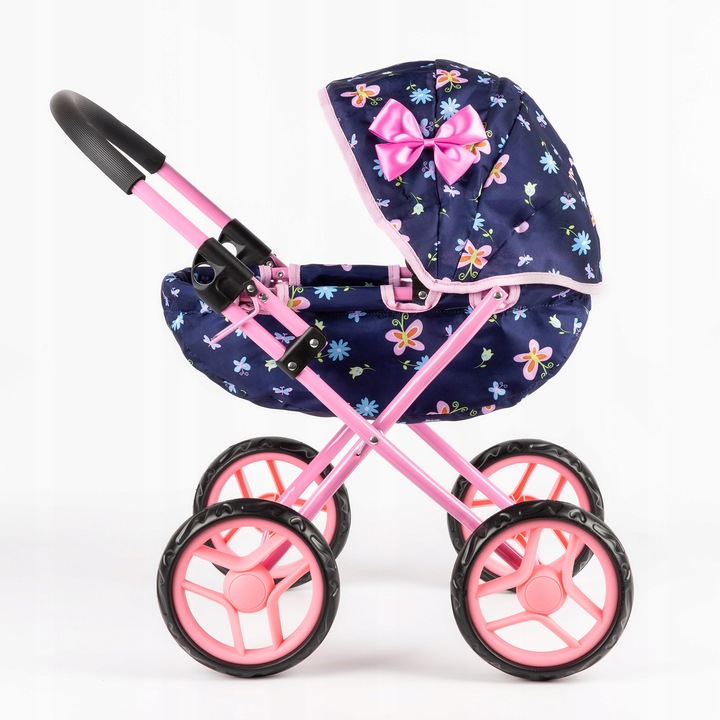 KINDERPLAY WÓZEK DLA LALEK GŁĘBOKI GONDOLA SKŁADANY DASZEK