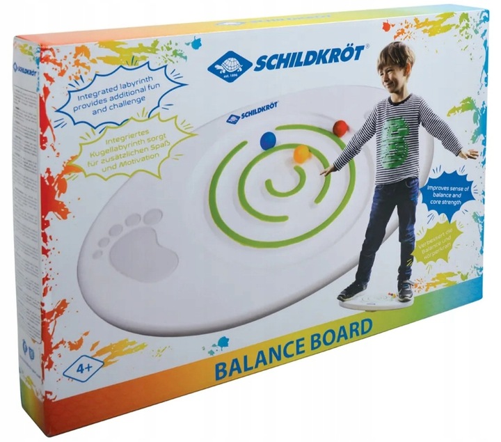 Deska dziecięca Schildkröt 970137 balansowa biała