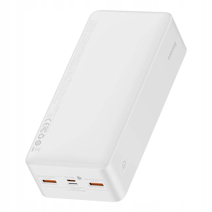 BASEUS POWERBANK 30000MAH 2X USB USB-C 20W WYŚWIETLACZ LCD QC PD 5V 3A