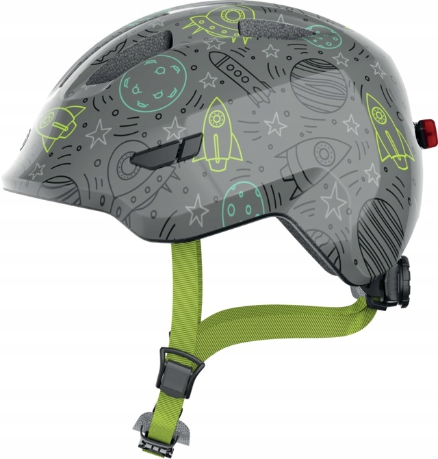 Kask rowerowy Abus Smiley 3.0 LED grey space