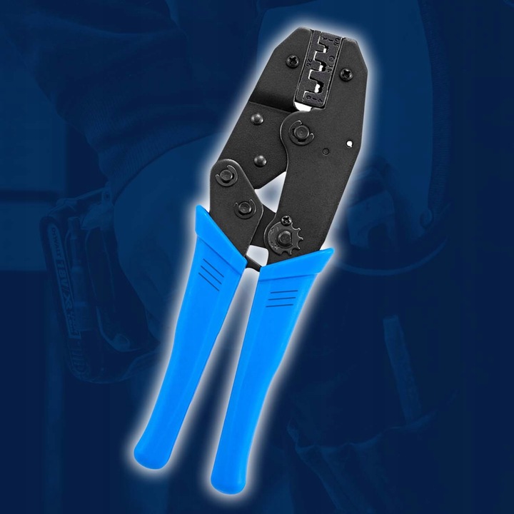 Zaciskarka praska DO KABLI przewodów TULEJEK końcówek konektorów 0,5 - 6,0