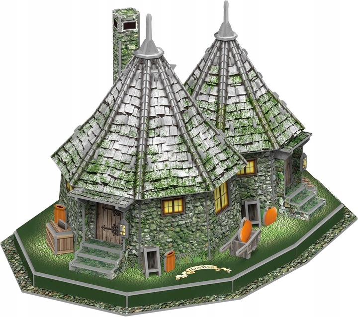 HARRY POTTER PUZZLE 3D CHATKA HAGRIDA 101 ELEMENTÓW