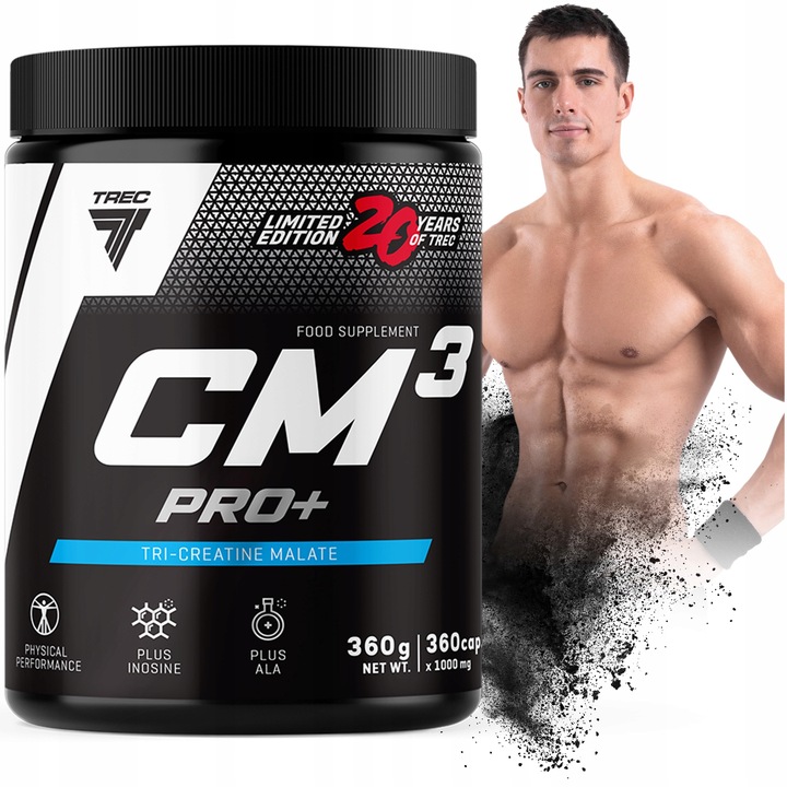 Kreatyna kapsułki naturalny Trec Nutrition 360 g