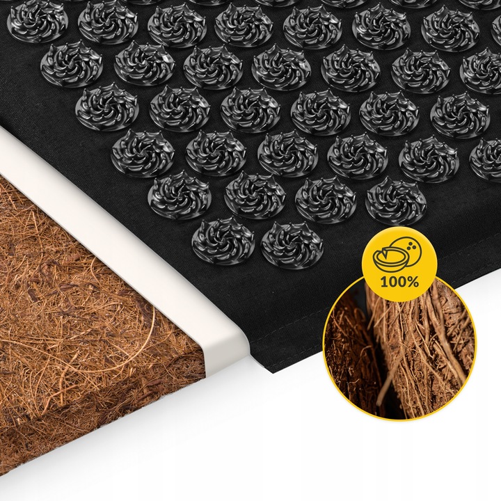 4FIZJO MATA DO AKUPRESURY Z KOLCAMI + PODUSZKA